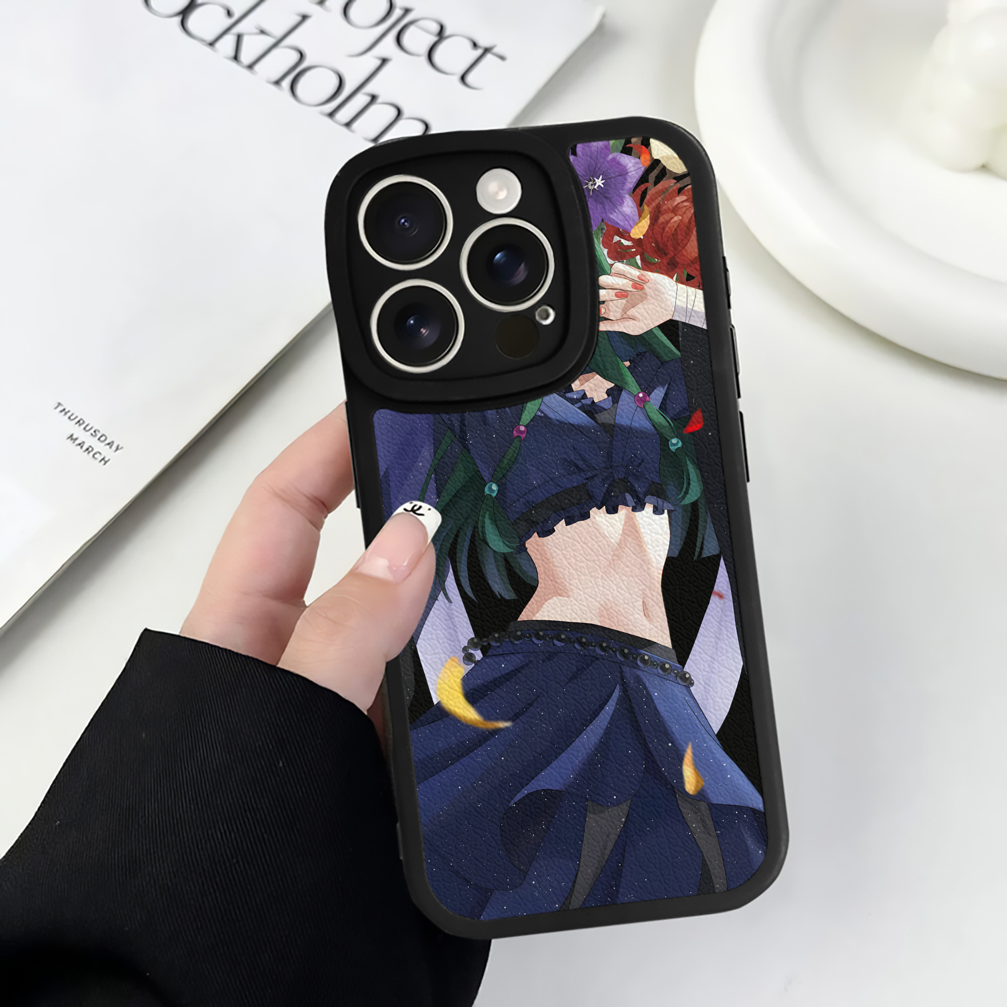 （画像用） 薬屋のひとりごと The Apothecary Diaries 【iPhone 16シリーズ対応】シリコンスマホケース（レザー調） 材質：シリコン